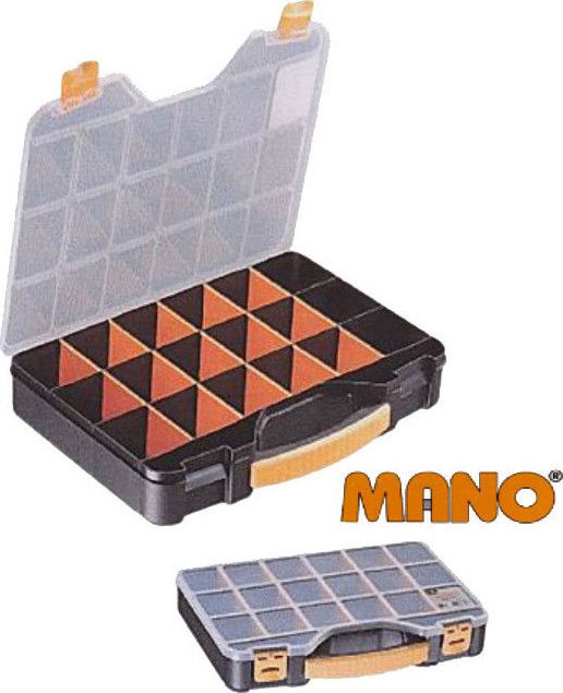 Mano Pro Ταμπακιέρα Εργαλείων 20 Θέσεων με Ρυθμιζόμενα Χωρίσματα Μαύρη 51x34.7x7.1εκ. Mano Pro Ταμπακιέρα Εργαλείων 20 Θέσεων με Ρυθμιζόμενα Χωρίσματα Μαύρη 51x34.7x7.1εκ.