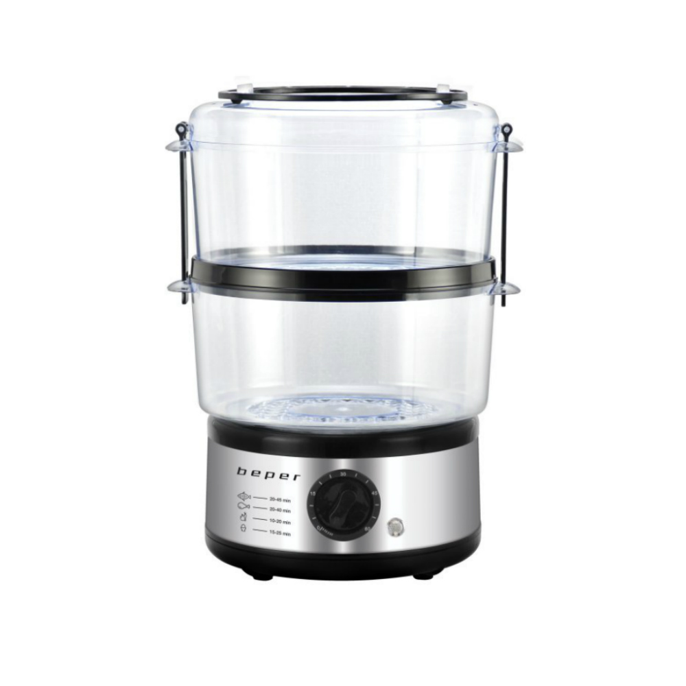 Beper BC.261 Ατμομάγειρας με 2 δοχεία 500W - 5lit