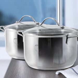 Berlinger Haus Αντικολλητική κατσαρόλα 24 εκ. με γυάλινο καπάκι Silver Jewellery Collection BH-6292 - Image 4