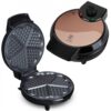 Berlinger Haus Ηλεκτρική Βαφλιέρα 700W Metallic Line Rose Gold Edition BH-9450