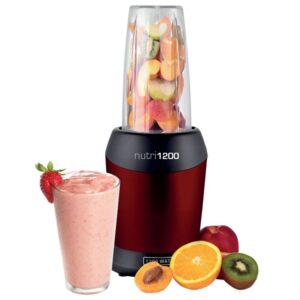 HomeVero Διατροφικό Μπλέντερ 8 σε 1 Κόκκινο Nutri 1200