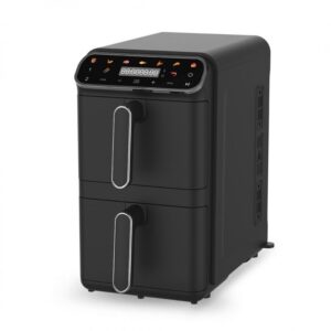 Φριτέζα Αέρος 11L – Διώροφη (Double Decker), 2 Καλάθια, 2460W HomeVero HV-AF11DDK - Image 5