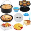 HomeVero Σετ αξεσουάρ για φριτέζες αέρος 20εκ HV-AF20SET