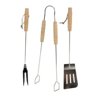 BBQ Tools σετ εργαλεία BBQ Barbeque με πιρούνα, σπάτουλα και λαβίδα, 3 τεμαχίων, 92101