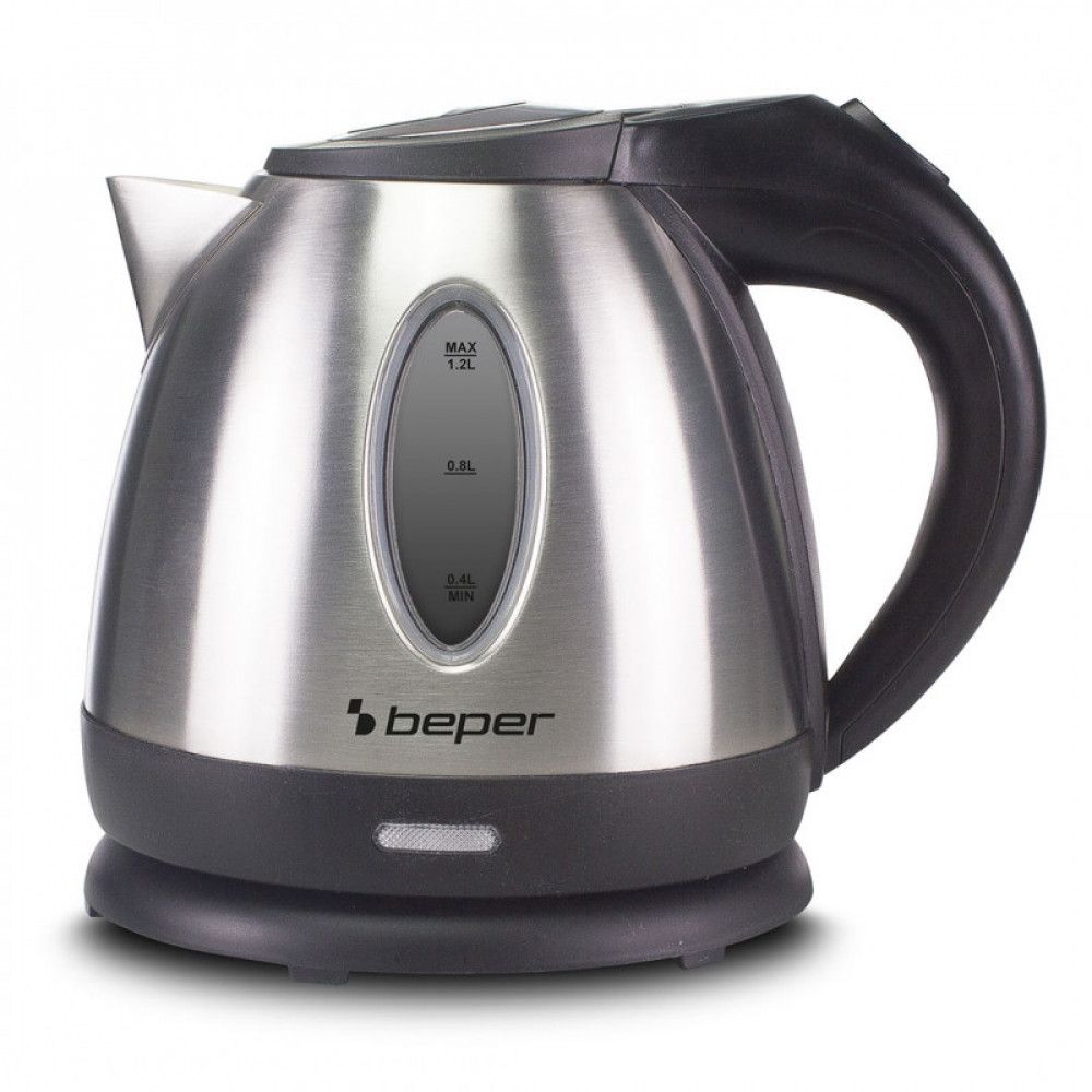 Ανοξείδωτος Βραστήρας νερού 1.2L 1630W Beper P101BOL001