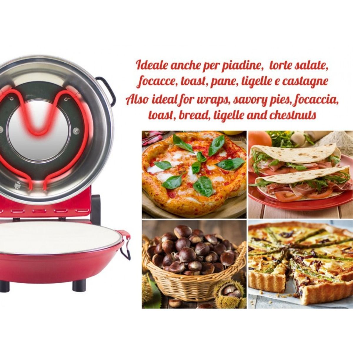 Beper Pizza Oven P101CUD301 - Image 3