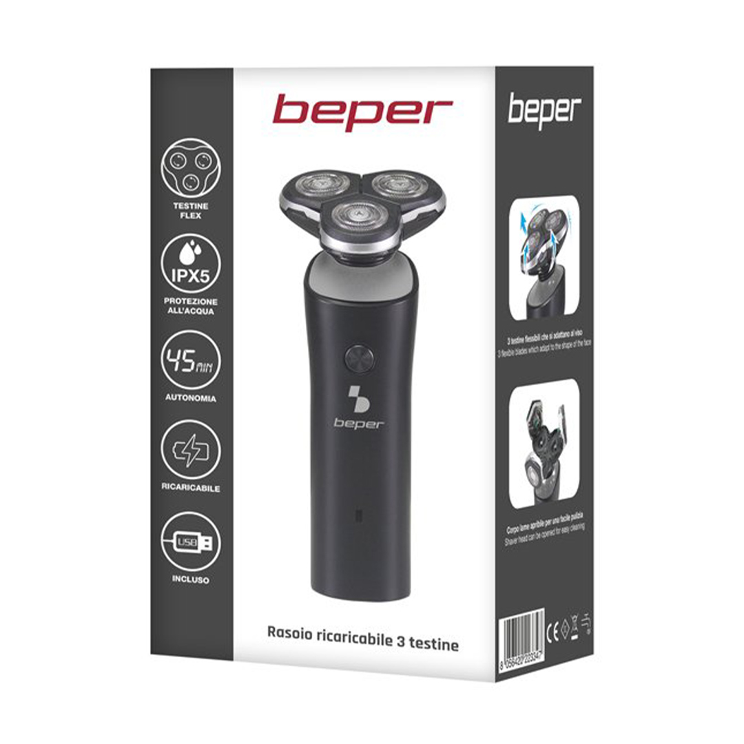 Beper Επαναφορτιζόμενη Ξυριστική Μηχανή USB P304BAR003 - Image 8