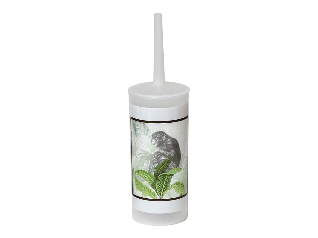 Πιγκάλ μπάνιου με τροπικό σχέδιο, Toilet brush Bonobo