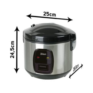 Zilan Βραστήρας ρυζιού και Ατμομάγειρας 2 σε 1 500W ZLN2793 - Image 5