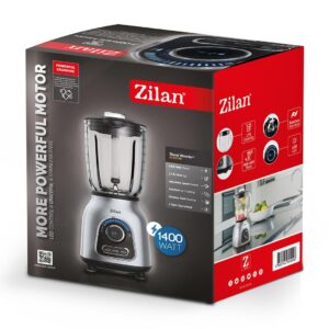 Alternative view of Zilan Μπλέντερ με γυάλινη κανάτα 1,75L 1400W ZLN5596