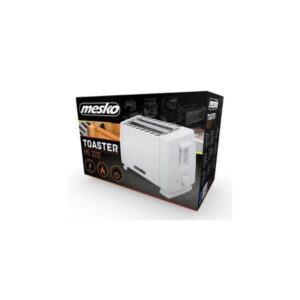 Φρυγανιέρα Mesko Max700W 2 Θέσεων με Ρυθμιζόμενη Θερμοκρασία σε Λευκό Χρώμα - Image 2