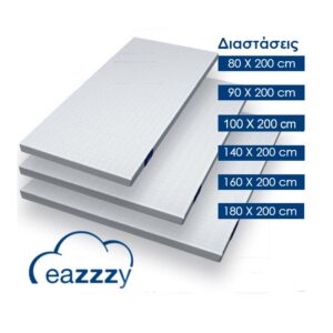 Eazzzy Topper Ανώστρωμα για Αναζωογονητικό Ύπνο και Εξασφάλιση Σωστής Στάσης Σώματος 80 x 200 x 7 cm - Image 4
