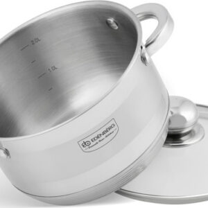 Edenberg Κατσαρολάκι 16cm με γυάλινο καπάκι EB-3003 - Image 2