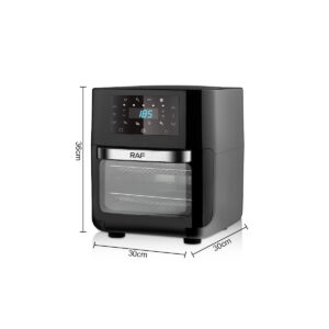 Φριτέζα αέρος Raf R-5293 Air Fryer 12lt Μαύρο - Image 5