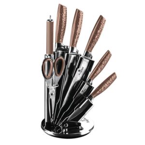 Berlinger Haus Σετ Μαχαίρια 8 τμχ. με Βάση Στήριξης Rose Gold Edition BH-2462