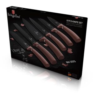 Berlinger Haus Σετ Μαχαίρια 6τμχ Inox i-Rose Edition BH-2513 - Image 3