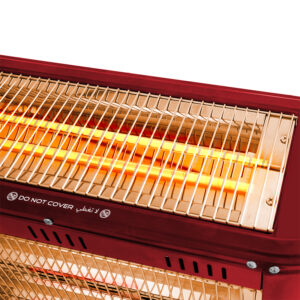 Lexical Quartz Heater Red 2000W LQH-8030-4 - Image 4