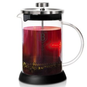 Berlinger Haus Καφετιέρα Φίλτρου - Τσαγιέρα με Πρέσσα 800ml Black Silver Collection BH-6303 - Image 3
