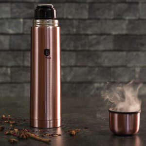 Berlinger Haus Ανοξείδωτο Θερμός Vacuum 1L i-Rose Ediiton BH-6382 - Image 3