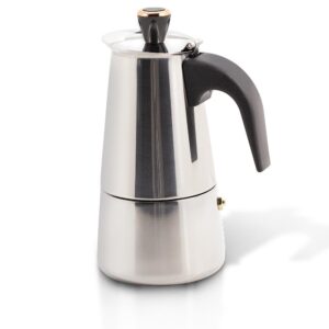 Berlinger Haus Καφετιέρα Εσπρέσο 6 Φλιτζανιών Black Silver BH-6391