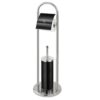 Berlinger Haus Πιγκάλ και βάση χαρτιού υγείας Black Silver Collection BH-6551