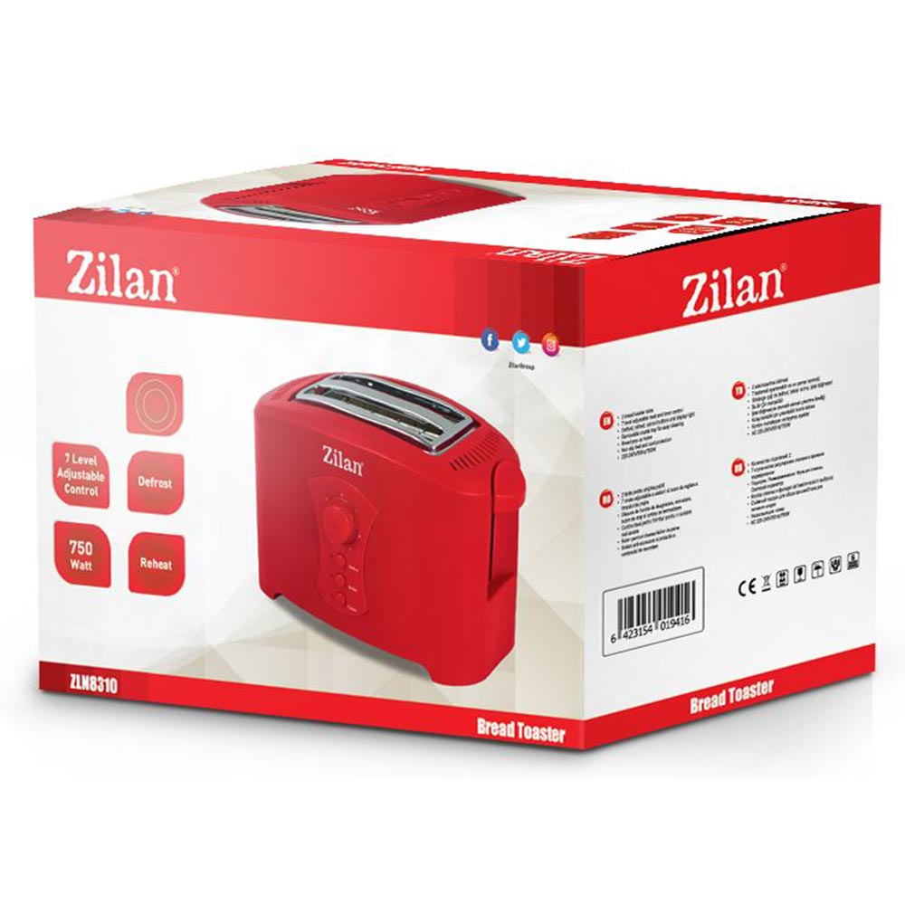 Zilan Φρυγανιέρα 750W ZLN8310-BLACK - Image 3