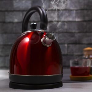 Berlinger Haus Ηλεκτρικός Βραστήρας Ρετρό 2200W Max 1.7lt Burgundy BH-9051 - Image 4