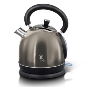 Berlinger Haus Ηλεκτρικός Βραστήρας Ρετρό 2200W Max 1.7lt Carbon BH-9052