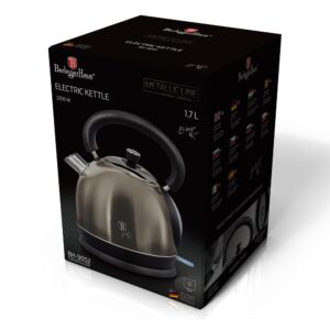 Berlinger Haus Ηλεκτρικός Βραστήρας Ρετρό 2200W Max 1.7lt Carbon BH-9052 - Image 5