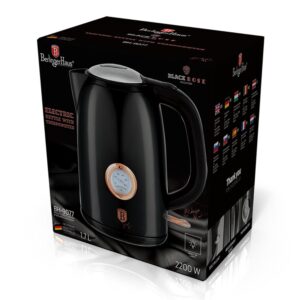 Berlinger Haus Ηλεκτρικός Βραστήρας 2200W Max 1.7lt Black-Rose Collection BH-9077 - Image 3