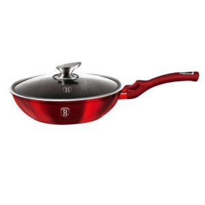 Berlinger Haus Wok με γυάλινο καπάκι 28εκ. BH-1265N