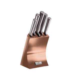 Berlinger Haus Σετ Μαχαίρια 6 τμχ. INOX με Βάση Στήριξης Rose Gold BH-2451 - Image 3