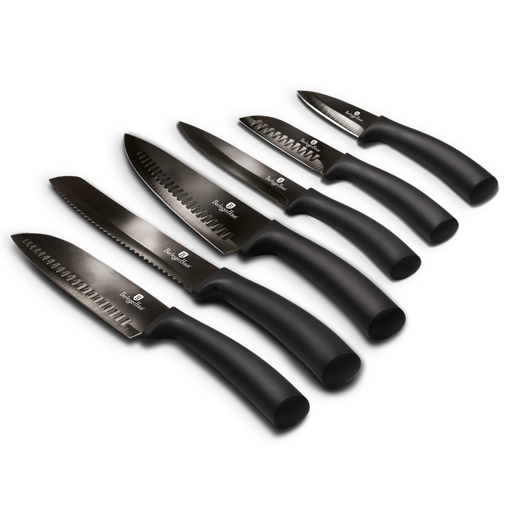 Berlinger Haus Σετ Μαχαίρια 6τμχ Black-Silver Collection BH-2607 - Image 3