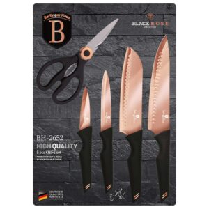 Berlinger Haus Σετ μαχαίρια 5 τμχ Black Rose Collection BH-2652 - Image 2