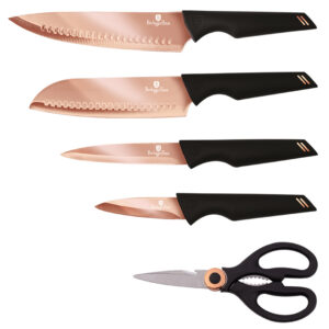 Berlinger Haus Σετ μαχαίρια 5 τμχ Black Rose Collection BH-2652