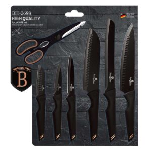 Berlinger Haus Σετ μαχαίρια 7 τμχ Black Rose Collection BH-2688 - Image 2