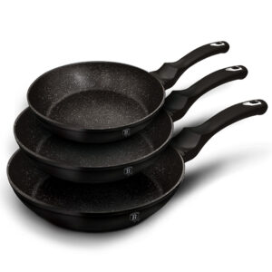 Berlinger Haus Σετ Τηγάνια 3τμχ. Black Silver Collection BH-6159F - Image 2