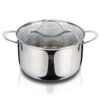 Berlinger Haus Κατσαρόλα από ανοξείδωτο ατσάλι Ø18εκ Silver Jewellery Collection BH-6290