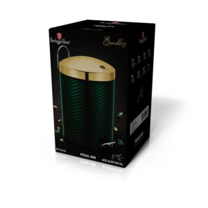 Berlinger Haus Κάδος Aπορριμμάτων με Πεντάλ 12L Emerald Collection BH-6440 - Image 2
