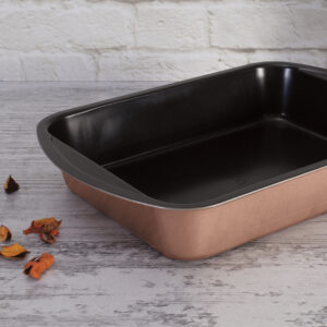 Berlinger Haus Αντικολλητικό Ταψί 40*28,5 εκ.Metallic Line Rose Gold Edition BH-6470A - Image 3