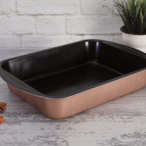 Berlinger Haus Αντικολλητικό Ταψί 40*28,5 εκ.Metallic Line Rose Gold Edition BH-6470A - Image 4