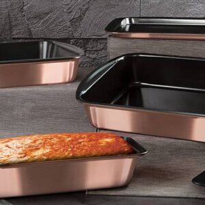 Berlinger Haus Σετ Αντικολλητικά Ταψιά 4 τμχ Metallic Line Rose Gold Edition BH-7621 - Image 3