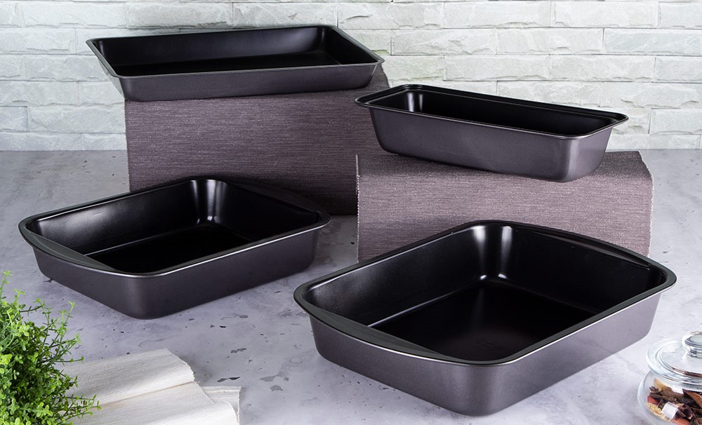Berlinger Haus Σετ Αντικολλητικά Ταψιά 4 τμχ Metallic Line Carbon Pro Edition Edition BH-7622 - Image 4