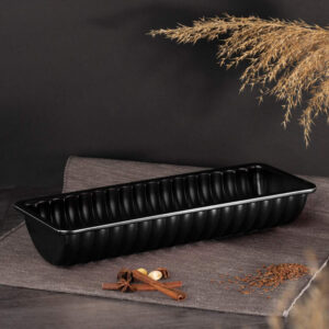 Βerlinger Haus Αντικολλητική Φόρμα Ψωμιού 31,5*12*5,5 Metallic Line Shiny Black Edition ΒΗ-7644 - Image 2