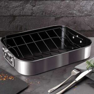 Berlinger Haus Αντικολλητικό Ταψί με σχάρα Metallic Line Carbon Pro Edition BH-7846 - Image 3