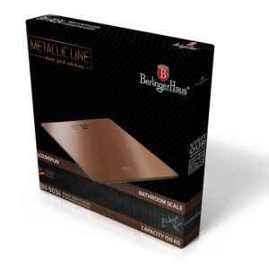 Berlinger Haus Ψηφιακή Ζυγαριά Μπάνιου έως 150Kg από Γυαλί BH-9034 - Image 2