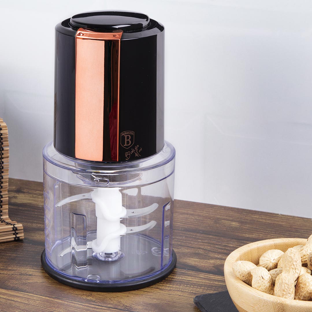 Berlinger Haus Πολυκόφτης - Multi 0.6L 300W με έξτρα καπάκι αποθήκευσης Black Rose Collection BH-9162A - Image 2