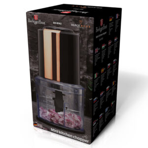 Berlinger Haus Πολυκόφτης - Multi 0.6L 300W με έξτρα καπάκι αποθήκευσης Black Rose Collection BH-9162A - Image 9