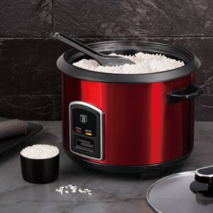 Berlinger Haus Βραστήρας Ρυζιού 700w 1.8lit Metallic Line Burgundy Edition BH-9275 - Image 2
