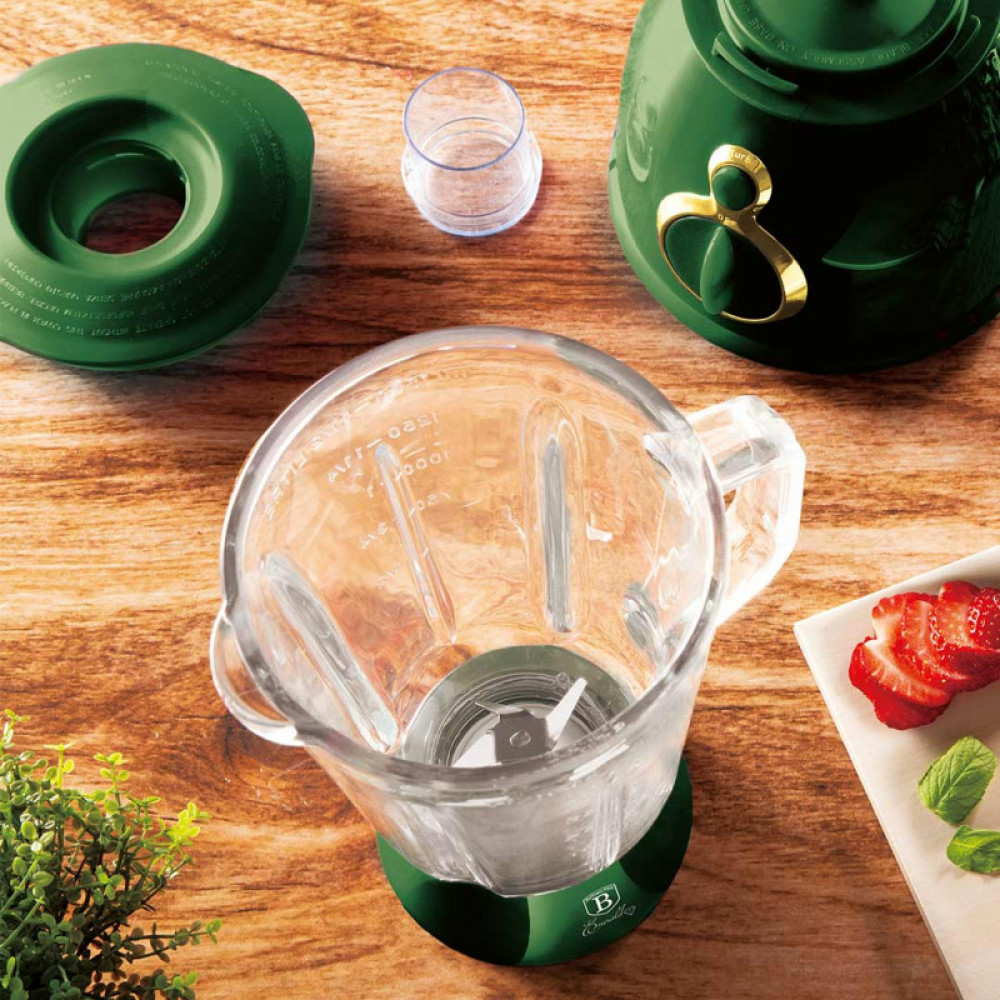 Berlinger Haus Μπλέντερ με γυάλινη κανάτα 1,5L και λεπίδες από ανοξείδωτο ατσάλι 600W Emerald Collection BH-9278 - Image 3